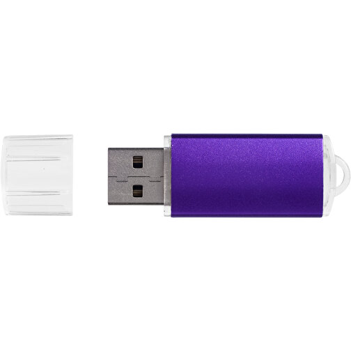 Silicon Valley USB-Stick , lila MB , 16 GB , Kunststoff, Aluminium MB , 5,30cm x 1,70cm x 0,80cm (Länge x Höhe x Breite), Bild 4