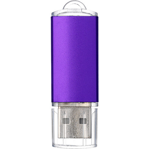 Silicon Valley USB-Stick , lila MB , 8 GB , Kunststoff, Aluminium MB , 5,30cm x 1,70cm x 0,80cm (Länge x Höhe x Breite), Bild 5