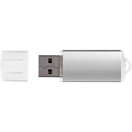 Silicon Valley USB-Stick , silber MB , 4 GB , Kunststoff, Aluminium MB , 5,30cm x 1,70cm x 0,80cm (Länge x Höhe x Breite), Bild 8