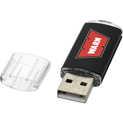 Silicon Valley USB-Stick , schwarz MB , 32 GB , Kunststoff, Aluminium MB , 5,30cm x 1,70cm x 0,80cm (Länge x Höhe x Breite), Bild 2