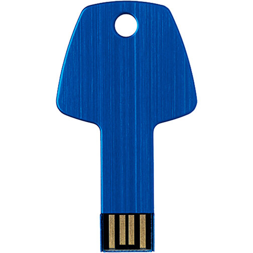 USB-Stick Schlüssel , navy MB , 32 GB , Aluminium MB , 5,70cm x 3,20cm x 0,30cm (Länge x Höhe x Breite), Bild 3