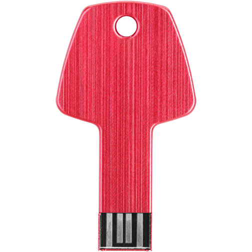 USB-Stick Schlüssel , rot MB , 32 GB , Aluminium MB , 5,70cm x 3,20cm x 0,30cm (Länge x Höhe x Breite), Bild 8