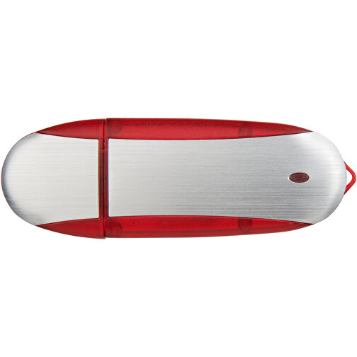 Memo USB-Stick , rot / silber MB , 32 GB , Kunststoff, Aluminium MB , 6,00cm x 2,40cm x 1,20cm (Länge x Höhe x Breite), Bild 8
