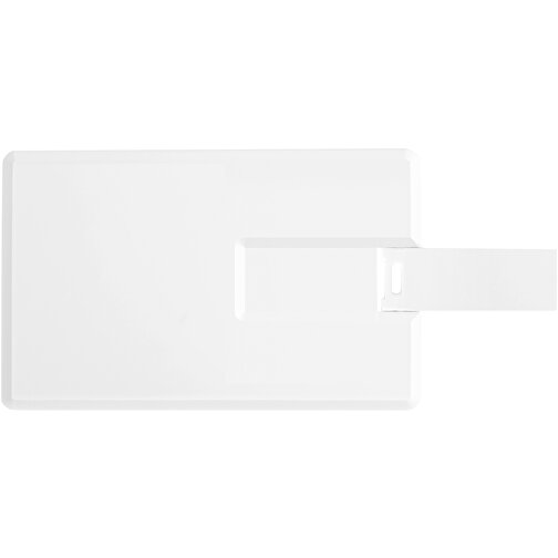 Slim Credit Card USB-Stick 2.0 1 GB , weiß MB , 1 GB , Kunststoff MB , 8,20cm x 5,20cm x 0,30cm (Länge x Höhe x Breite), Bild 5