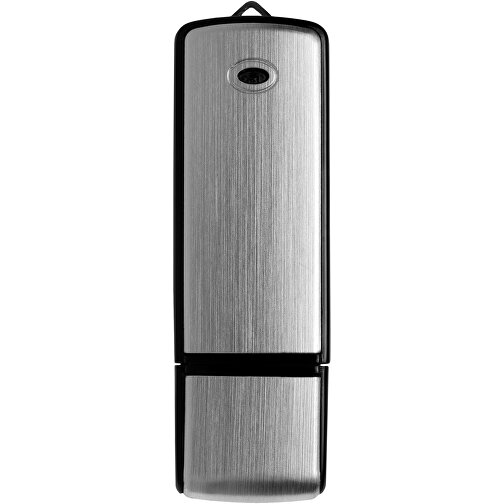USB-Stick Square , silber MB , 8 GB , Kunststoff, Aluminium MB , 6,40cm x 2,10cm x 0,70cm (Länge x Höhe x Breite), Bild 4