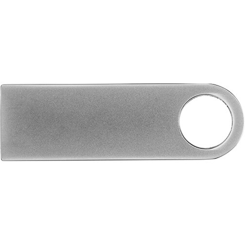 Compact USB-Stick , silber MB , 8 GB , Aluminium MB , 3,90cm x 1,20cm x 0,50cm (Länge x Höhe x Breite), Bild 2