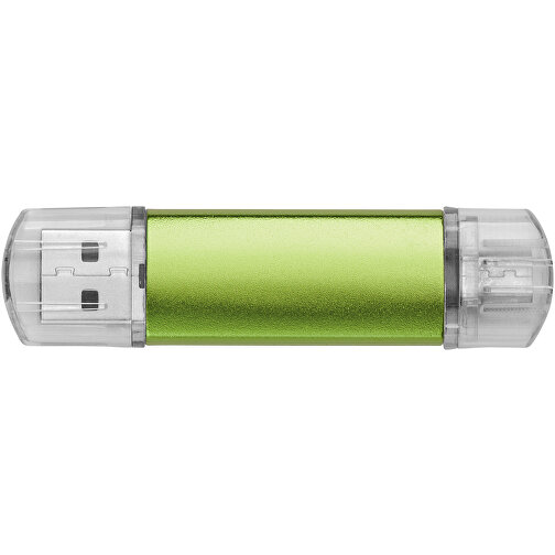 Silicon Valley On-the-Go USB-Stick , grün MB , 16 GB , Aluminium MB , 6,90cm x 1,80cm x 0,70cm (Länge x Höhe x Breite), Bild 6