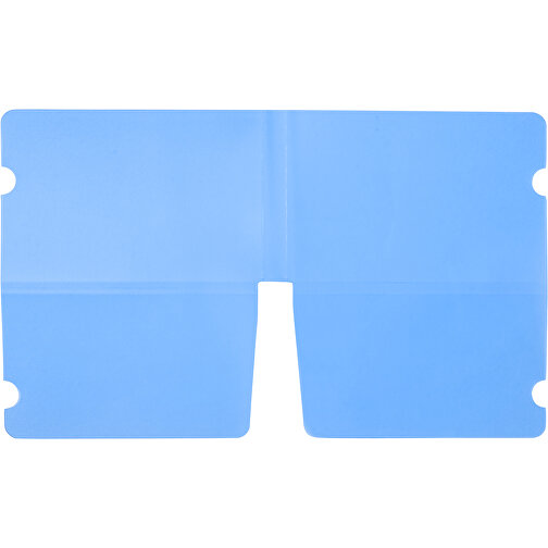Madden Zusammenfaltbarer Beutel Für Masken , transparent blau, PP-Kunststoff, 19,00cm x 11,50cm (Länge x Breite), Bild 8