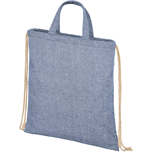 Plecak Pheebs z bawełnianym sznurkiem ściągającym z recyklingu o gramaturze 210 g/m², Obraz 1