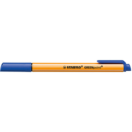 STABILO GREENpoint Faserschreiber , Stabilo, blau, Kunststoff, 14,50cm x 1,40cm x 1,00cm (Länge x Höhe x Breite), Bild 2