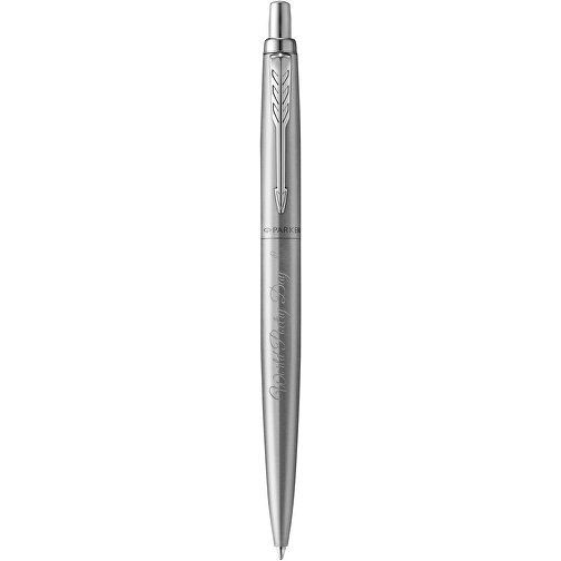 Parker Jotter Einfarbiger XL Kugelschreiber , edelstahl grau, Edelstahl, 13,90cm (Länge), Bild 5