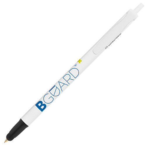 BIC® Clic Stic Stylus BGUARD™ Kugelschreiber , BiC, weiß, Kunststoff, 14,00cm x 1,20cm (Länge x Breite), Bild 2