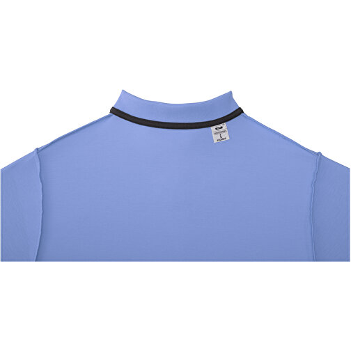 Helios Poloshirt Für Herren , hellblau, Piqué Strick 100% BCI Baumwolle, 180 g/m2, XXL, , Bild 6