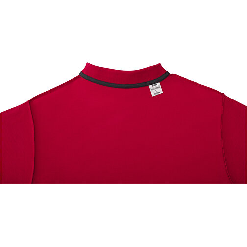 Helios Poloshirt Für Herren , rot, Piqué Strick 100% BCI Baumwolle, 180 g/m2, XXL, , Bild 6