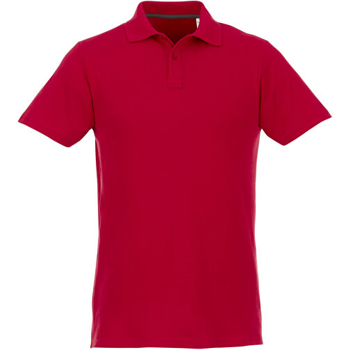 Helios Poloshirt Für Herren , rot, Piqué Strick 100% BCI Baumwolle, 180 g/m2, XL, , Bild 4