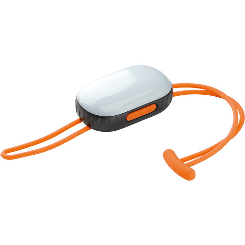 Sportlampe Mit Silikonband , orange, ABS & Silikon, 31,00cm x 2,30cm x 4,20cm (Länge x Höhe x Breite), Bild 1