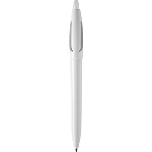 Kugelschreiber S! Hardcolour , weiß, ABS, 13,50cm (Länge), Bild 1