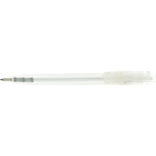 Kugelschreiber Ingeo TM Pen Clear Transparent , gefrostet transparent, PLA, 13,30cm (Länge), Bild 3