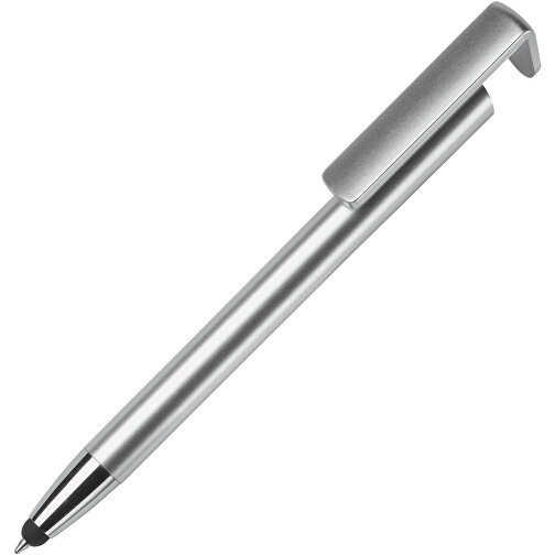 3-in-1 Touch Kugelschreiber , silber, ABS, 14,60cm (Länge), Bild 2