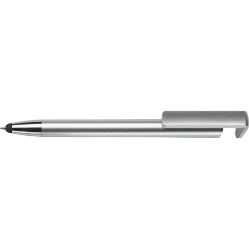 3-in-1 Touch Kugelschreiber , silber, ABS, 14,60cm (Länge), Bild 3