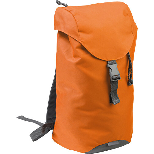 Sportbackpack XL , orange, PolJater, 25,00cm x 47,00cm x 18,00cm (Länge x Höhe x Breite), Bild 1