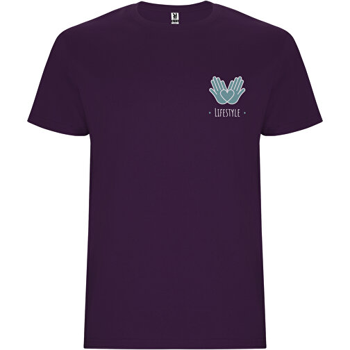 Stafford T-Shirt Für Herren , lila, Single jersey Strick 100% Baumwolle, 190 g/m2, 2XL, , Bild 2