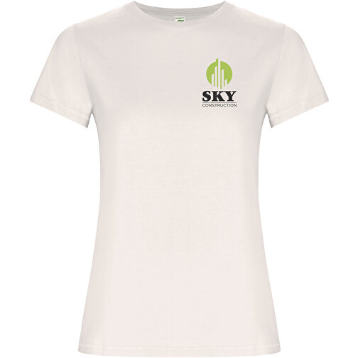 Golden T-Shirt Für Damen , vintage white, Single jersey Strick 100% Bio Baumwolle, 160 g/m2, M, , Bild 2