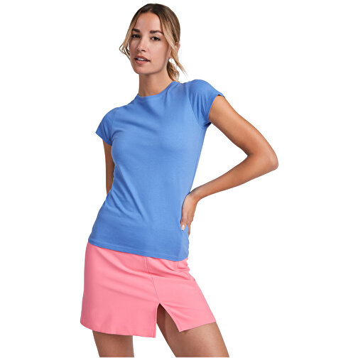 Capri T-Shirt Für Damen , rot, Single jersey Strick 100% Baumwolle, 170 g/m2, XL, , Bild 4