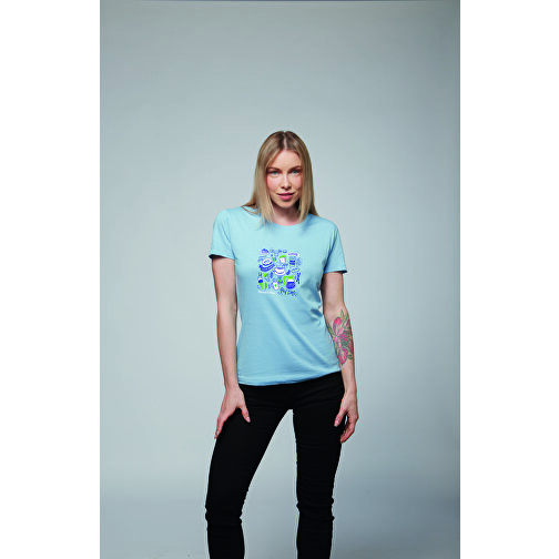 T-Shirt - Regent Women , Sol´s, dunkellila, Baumwolle, L, 65,00cm x 47,00cm (Länge x Breite), Bild 4