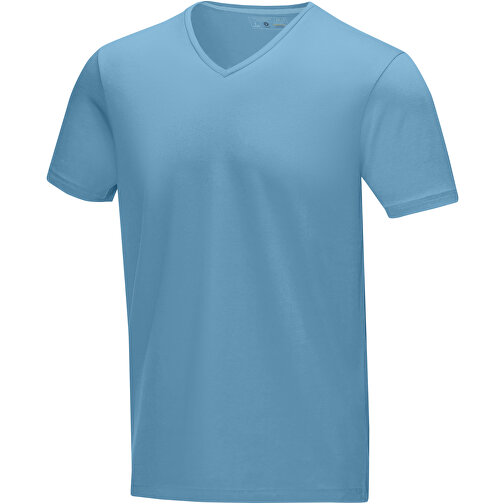 Kawartha T-Shirt Für Herren Mit V-Ausschnitt , Green Concept, nxt blau, Single jersey Strick 95% Bio Baumwolle, 5% Elastan, 200 g/m2, XXXL, , Bild 1