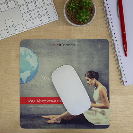AXOPAD® Mousepad AXOIdent 400, 20 x 20 cm fyrkantig, 2,3 mm tjockt, Bild 5