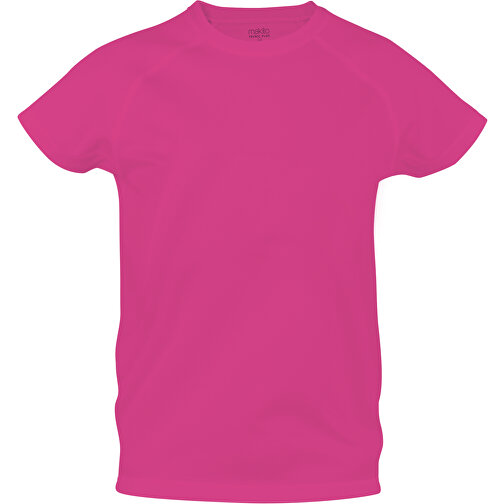 Kinder T-Shirt Tecnic Plus , fuchsie, 100% Polyester 135 g/ m2, 6-8, , Bild 1