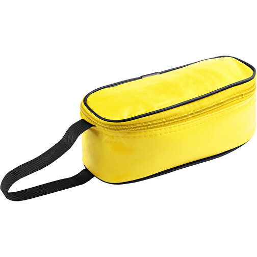 Lunch Box Tasche Rufus , gelb, PVC/ Aluminium, 21,00cm x 8,00cm x 7,50cm (Länge x Höhe x Breite), Bild 1