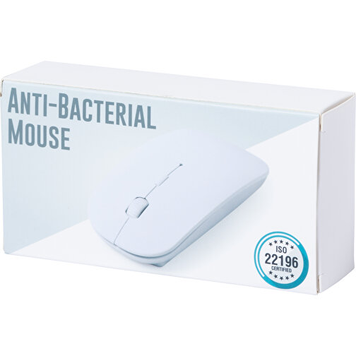 Antibakteriell Maus Supot , weiß, 11,20cm x 5,70cm x 2,40cm (Länge x Höhe x Breite), Bild 5