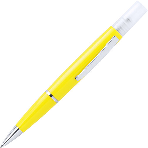 Zerstäuber Kugelschreiber Tromix , gelb, 15,70cm (Breite), Bild 2