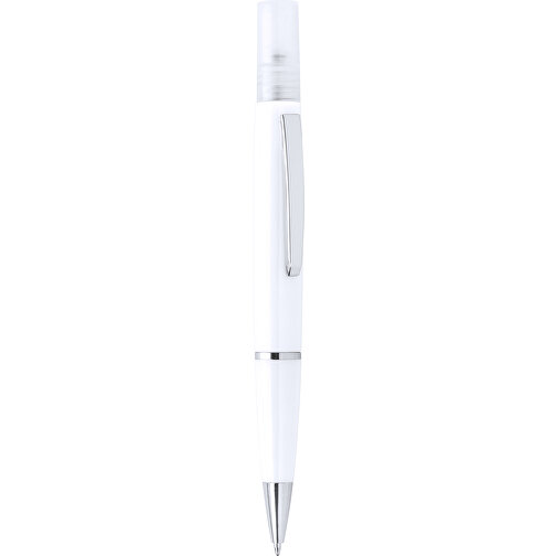 Zerstäuber Kugelschreiber Tromix , weiß, 15,70cm (Breite), Bild 1