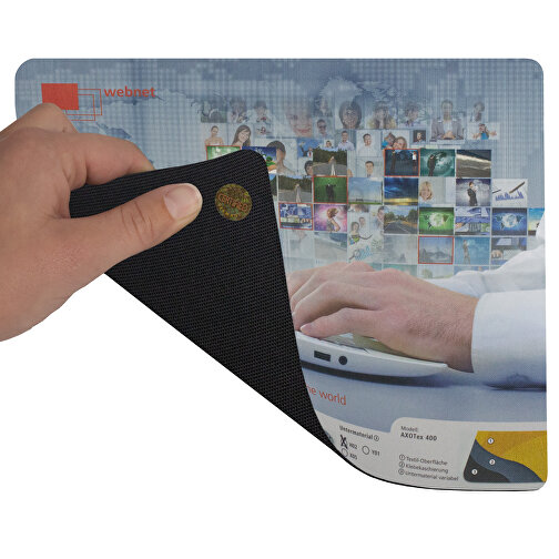 AXOPAD® Mousepad AXOTex 400, 24 x 19,5 cm ovale, 1,5 mm di spessore, Immagine 2