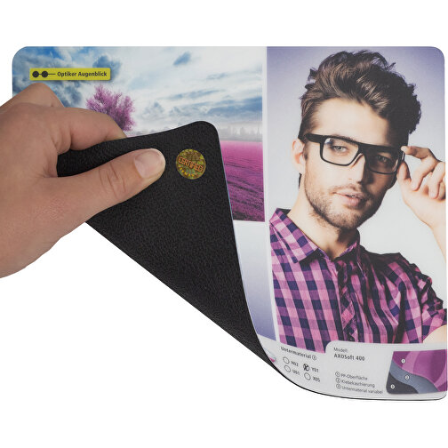 AXOPAD® Mousepad AXOSoft 400, 21 cm rotondo, 1,1 mm di spessore, Immagine 2