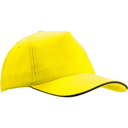 Mütze Kisse , gelb, 100% Gebürstete Baumwolle, , Bild 1