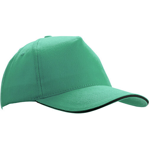 Mütze Kisse , grün, 100% Gebürstete Baumwolle, , Bild 1