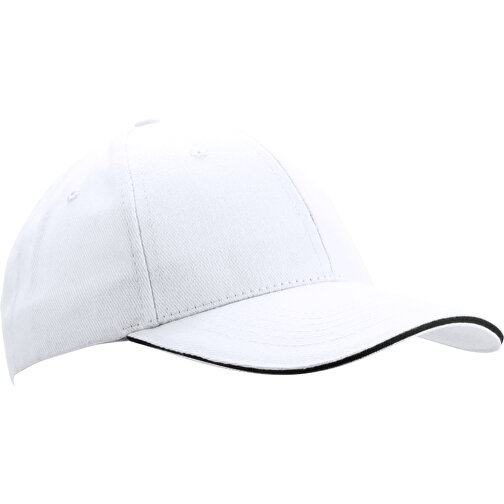 Mütze Rubec , weiß, 100% Gebürstete Baumwolle, , Bild 1