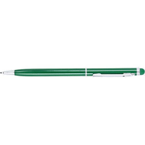 Kugelschreiber Pointer Byzar , grün, Aluminium, 13,70cm (Breite), Bild 3