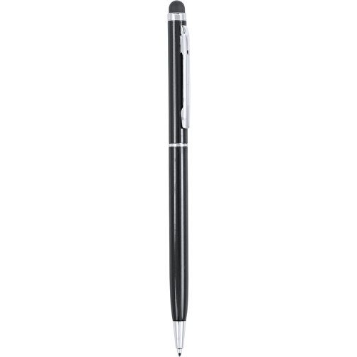Kugelschreiber Pointer Byzar , schwarz, Aluminium, 13,70cm (Breite), Bild 1