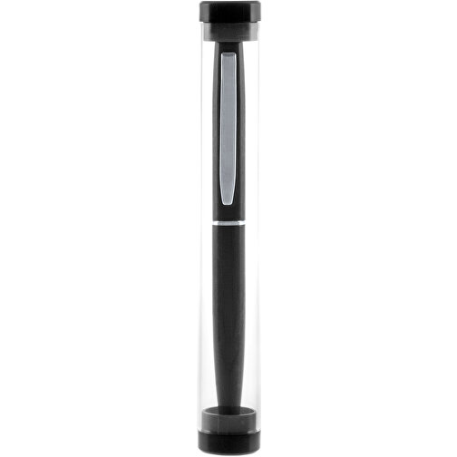 Kugelschreiber Bolsin , schwarz, Aluminium, 15,00cm (Breite), Bild 1
