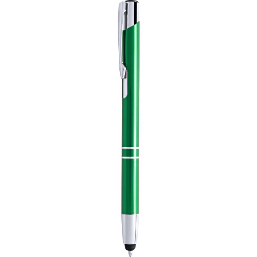 Kugelschreiber Pointer Mitch , grün, Aluminium, 13,90cm (Breite), Bild 1