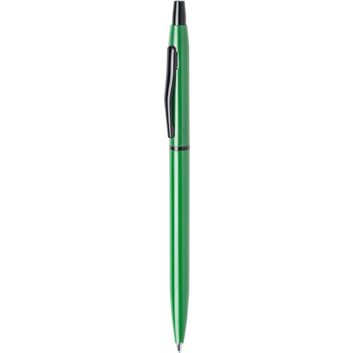 Kugelschreiber Pirke , grün, Aluminium, 13,90cm (Breite), Bild 1