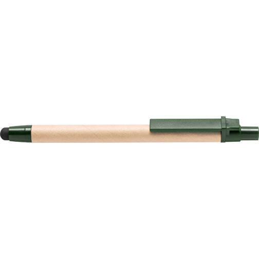 Kugelschreiber Pointer Than , grün, Reclycling Pappe, 13,80cm (Breite), Bild 3