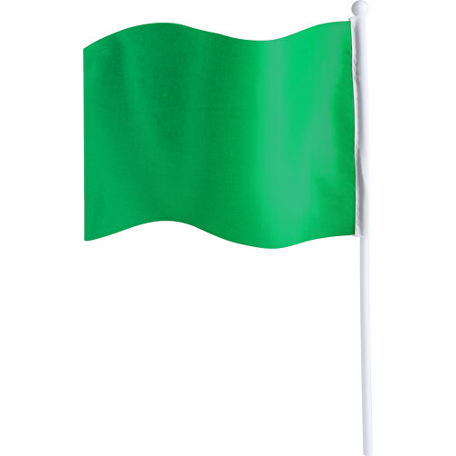Fähnchen Rolof , grün, Polyester, 21,00cm x 30,00cm (Länge x Breite), Bild 1