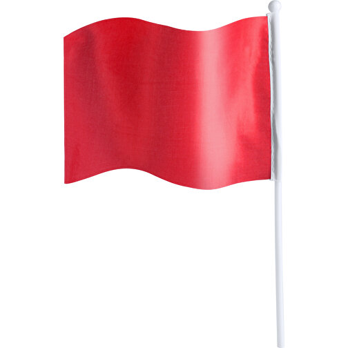 Fähnchen Rolof , rot, Polyester, 21,00cm x 30,00cm (Länge x Breite), Bild 1