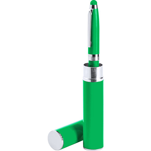 Kugelschreiber Pointer Hasten , grün, Metall, 15,60cm (Breite), Bild 1
